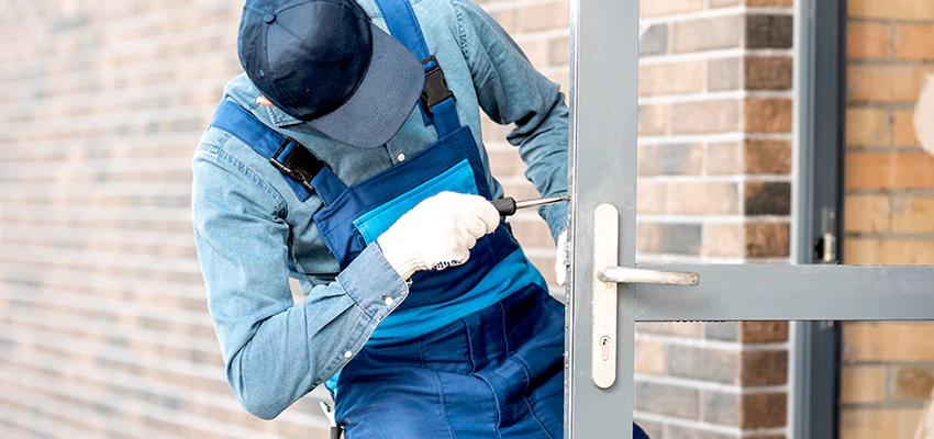 Pivot Storefront Door Locks Installation in Fairview, California