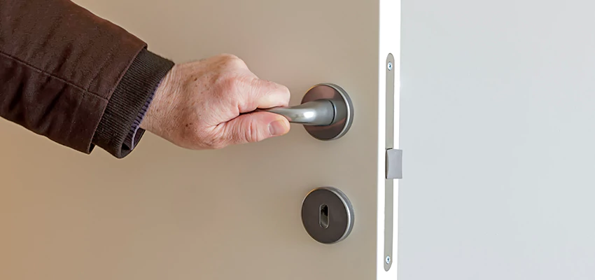 Restroom Locks Privacy Bolt Installation in Fairview, California